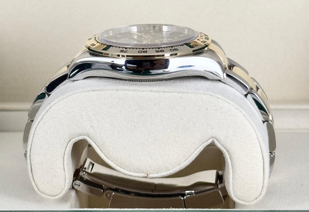 Daytona Stahl und Gold 18K NEU Komplettset