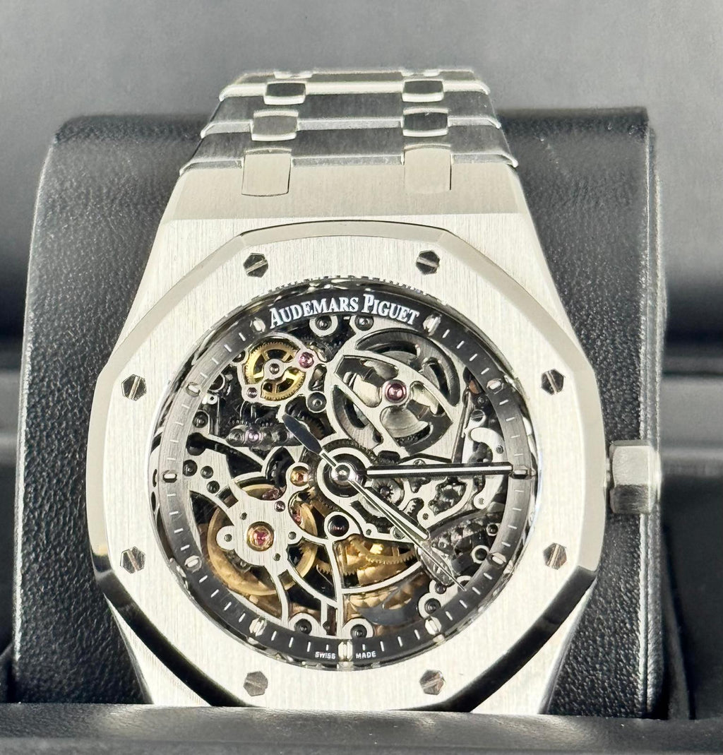 Royal Oak Selfwinding Skelett 39 mm Komplettset wie neu, nach Service bei AP