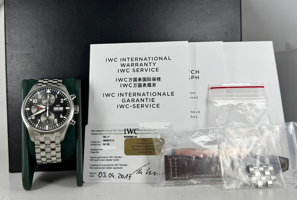 Pilot Spitfire Chronograph Full Set Wie neu