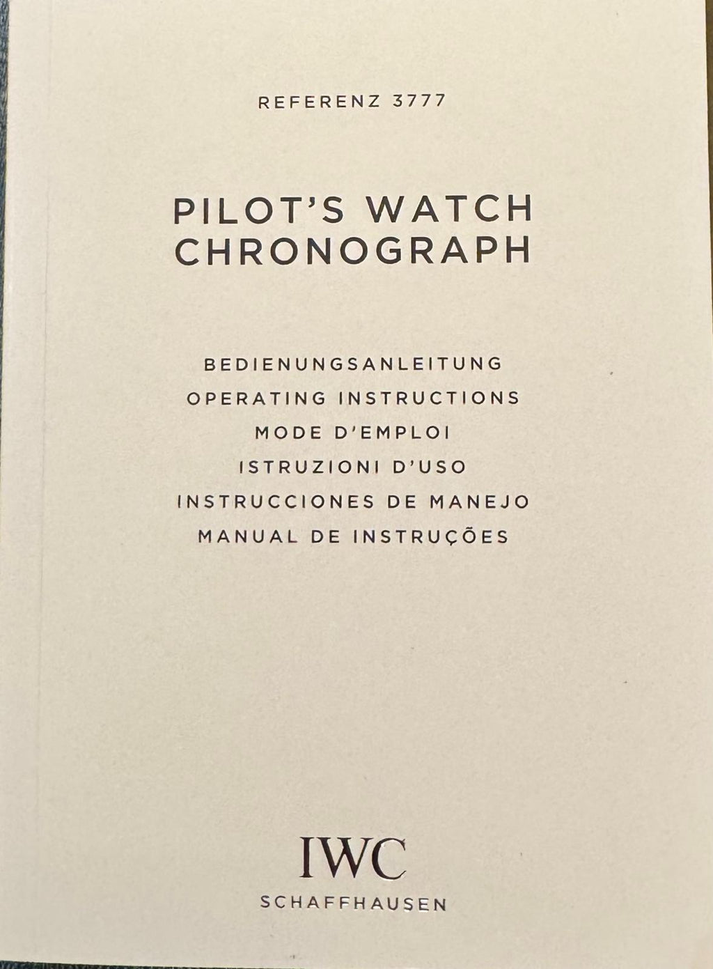 Pilot Spitfire Chronograph Full Set Wie neu
