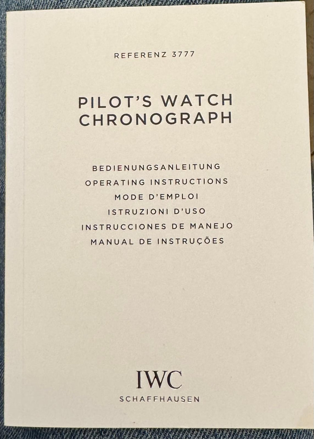 Pilot Spitfire Chronograph Full Set Wie neu