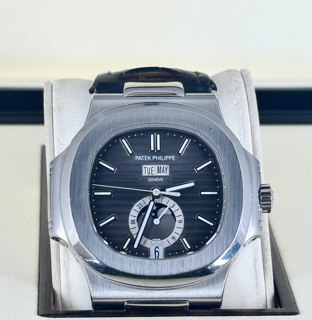 Patek Philippe Nautilus Dreifachkalender Mondphase 2014 Komplettset