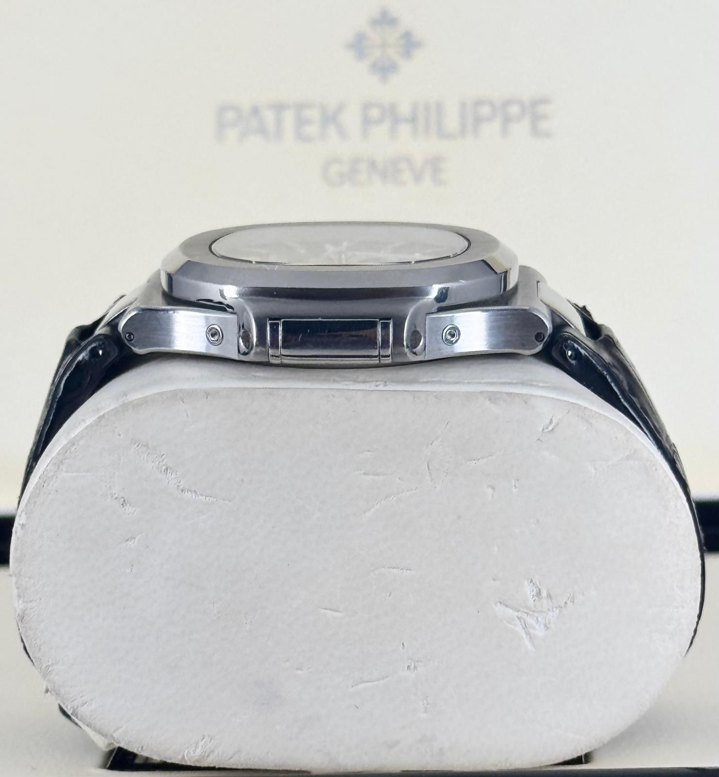 Patek Philippe Nautilus Dreifachkalender Mondphase 2014 Komplettset