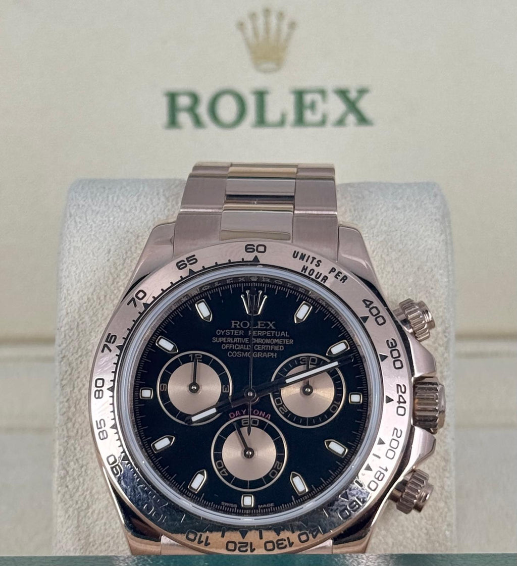 Rolex Daytona Everose Gold 2010 Wie neu Komplettset