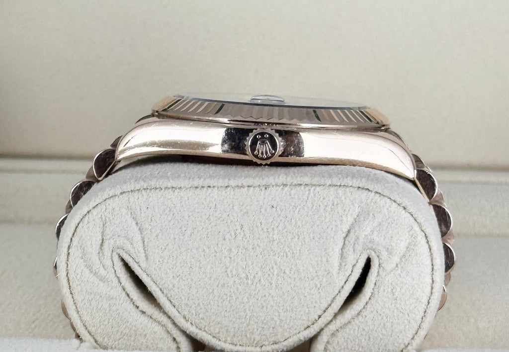 Rolex Day-Date II 41 mm Roségold Schokoladen-Zifferblatt 2015 Komplettset