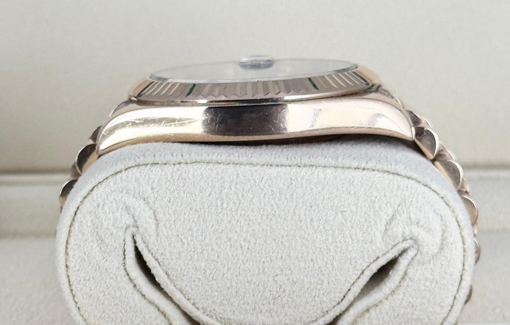 Rolex Day-Date II 41 mm Roségold Schokoladen-Zifferblatt 2015 Komplettset