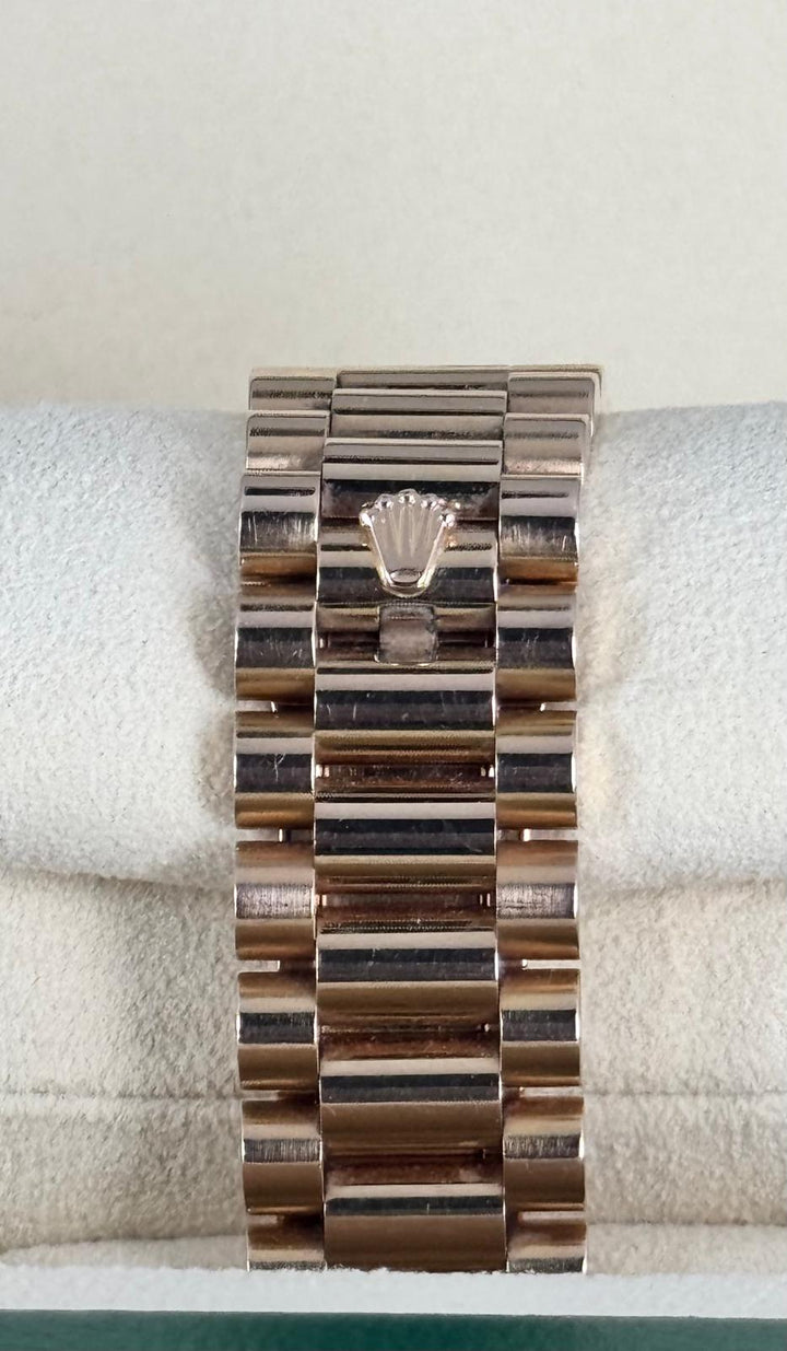 Rolex Day-Date II 41 mm Rose Gold Chcolate Dial 2015 Full Set