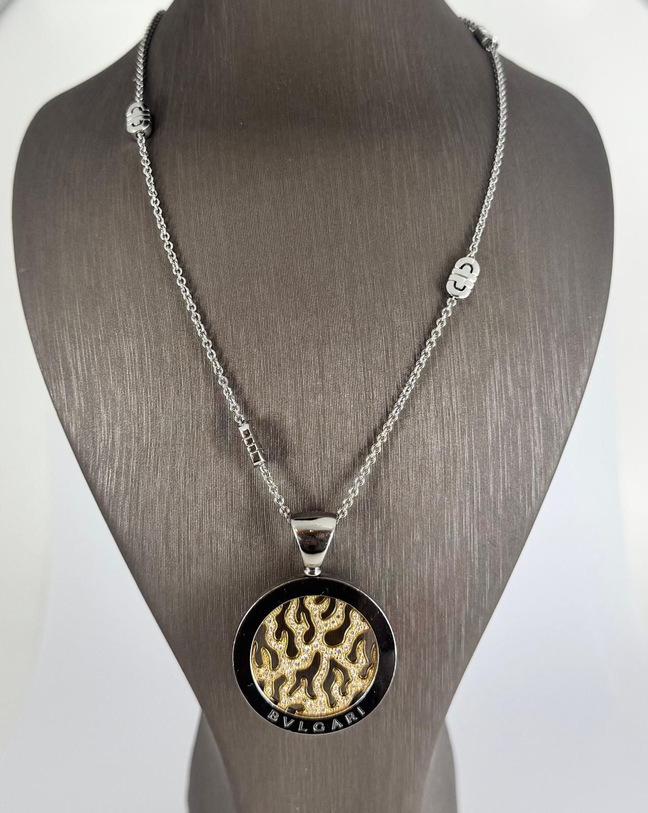 Bulgari Sonnenkette und Anhänger aus 18K Gold