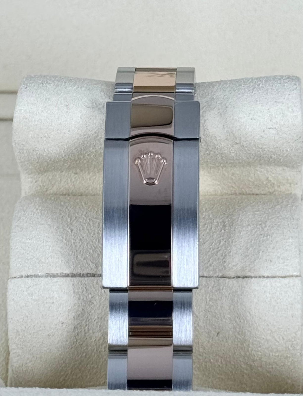 Rolex Datejust 31 mm 18K Roségold mit Schokoladen-Zifferblatt mit Diamanten