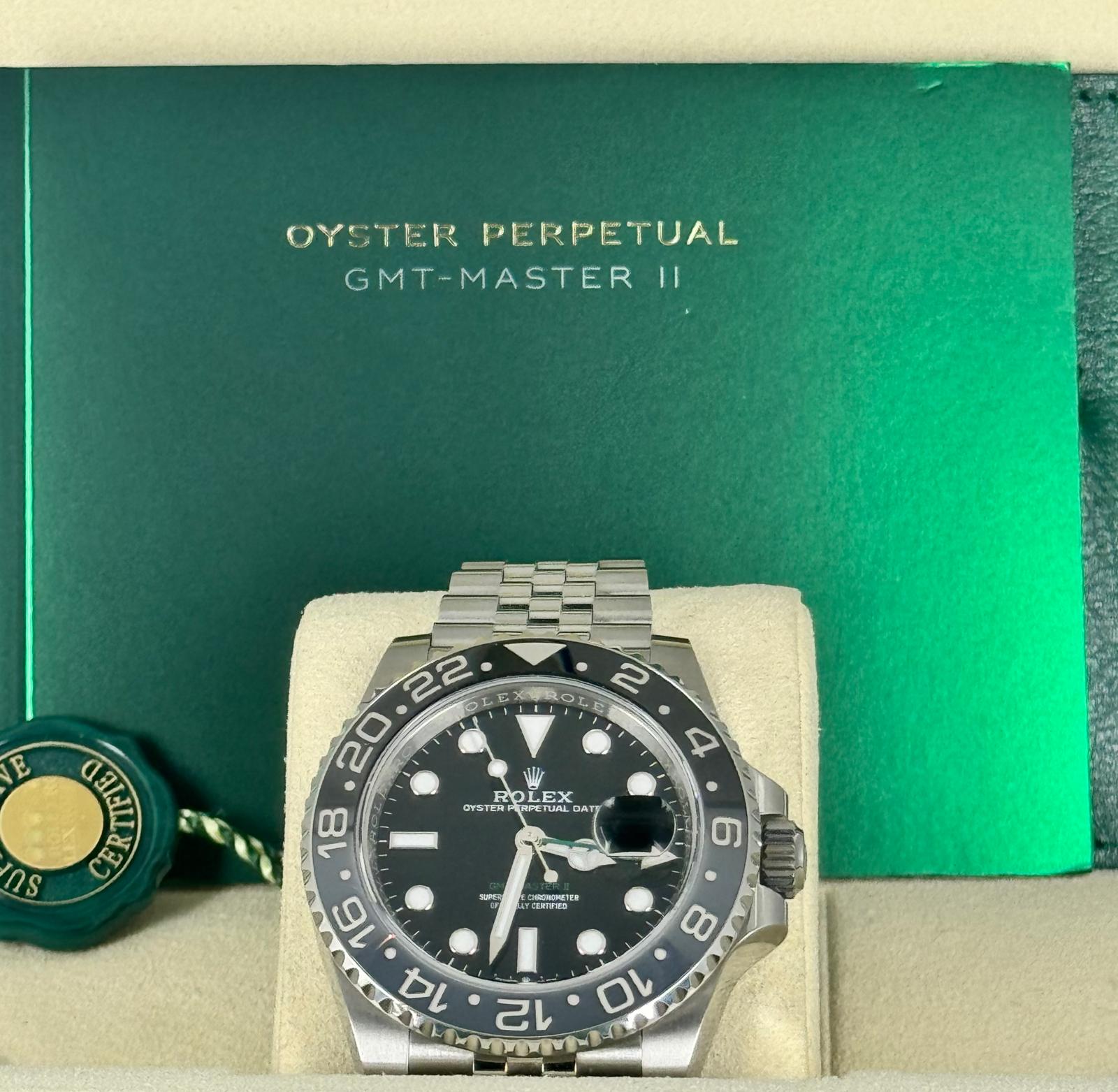 Rolex GMT-Master II Bruce Wayne 2025 Komplettset NEU