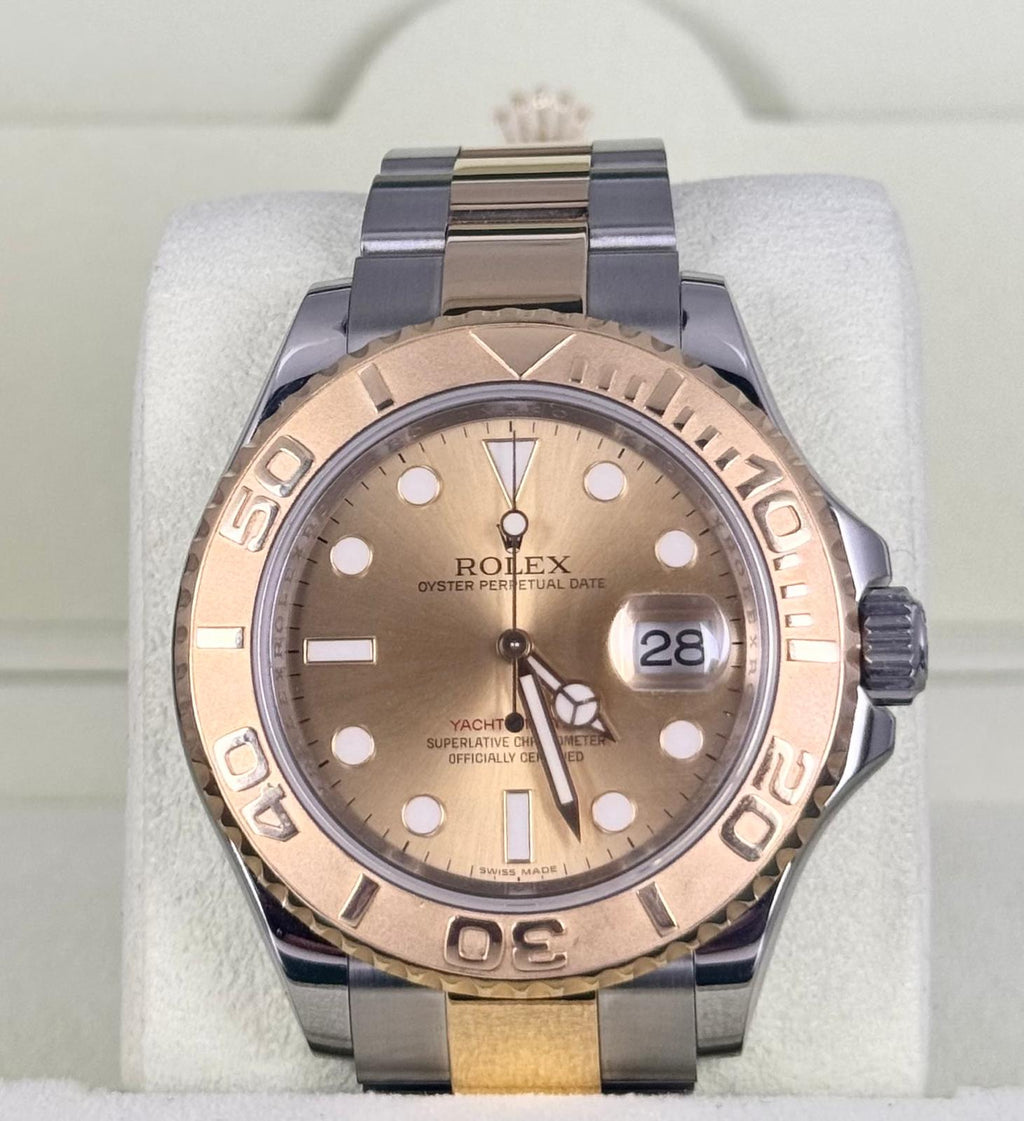 Rolex Yacht-Master 40 18K Gold Komplettset Wie neu