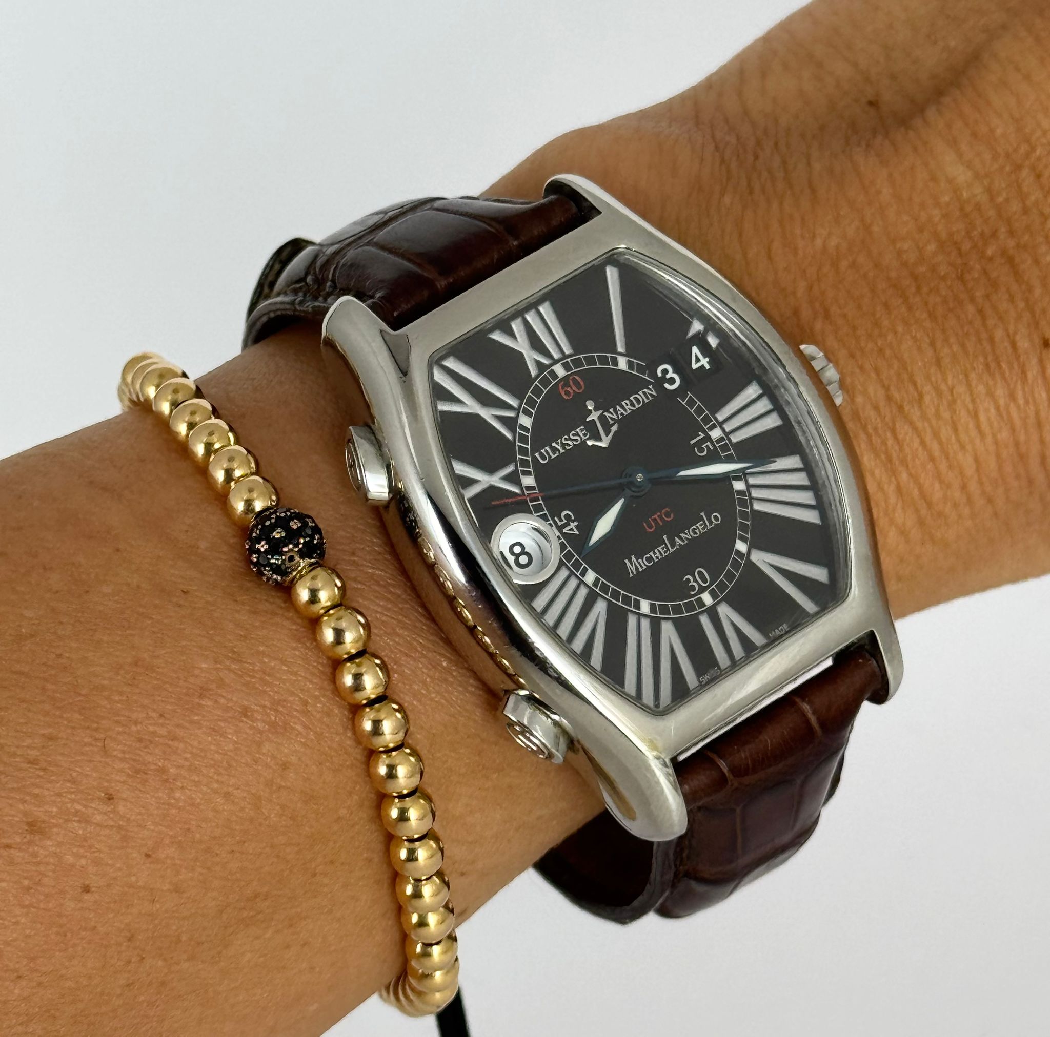 Ulysse Nardin Michelangelo UTC Dual Time Michelangelo sehr guter Zustand nach Service