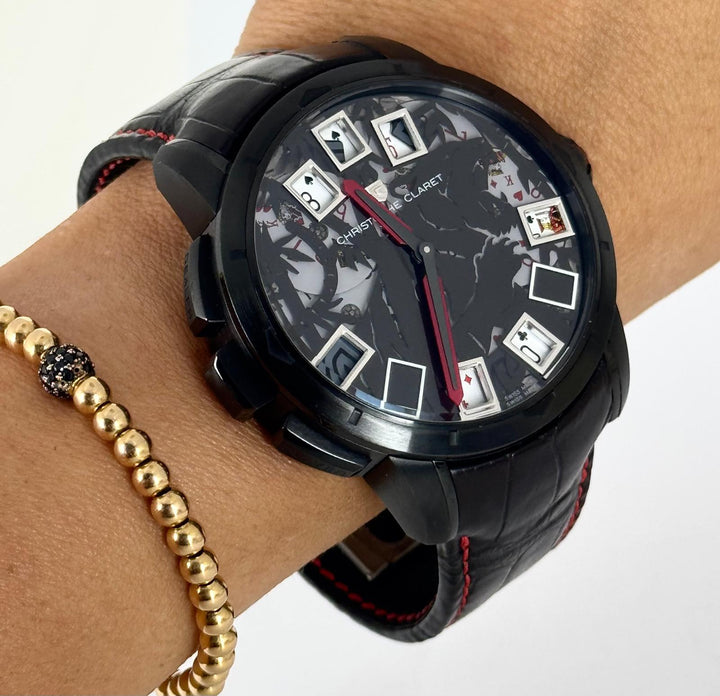 Christophe Claret Blackjack 21 PVD Full SET Limited Edition 1-21 Tiger Dial