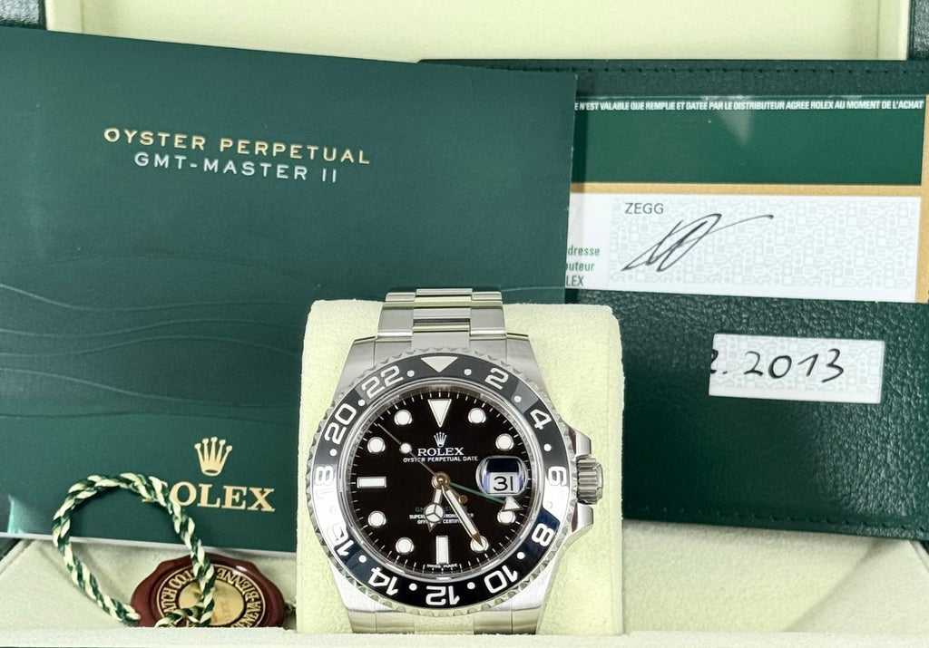 Rolex GMT-Master II 2013, mit Box und Papieren