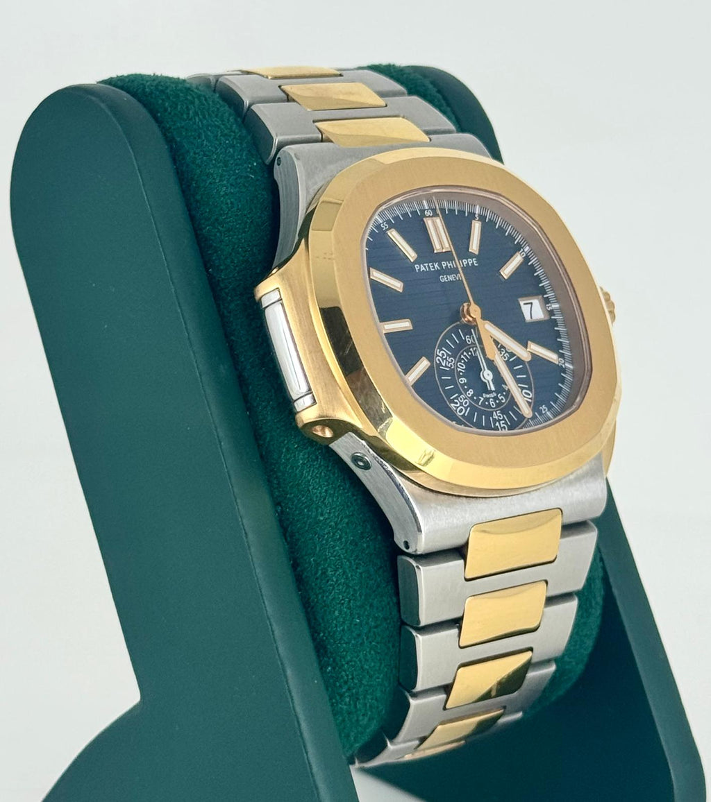 Patek Philippe Nautilus Chronograph Roségold Stahl 18K Komplettset 2016 Unpoliert