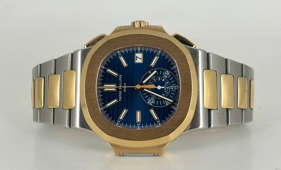 Patek Philippe Nautilus CHRONOGRAPH ROSE GOLD STEEL 18K FULL SET 2016 UNPOLISHED