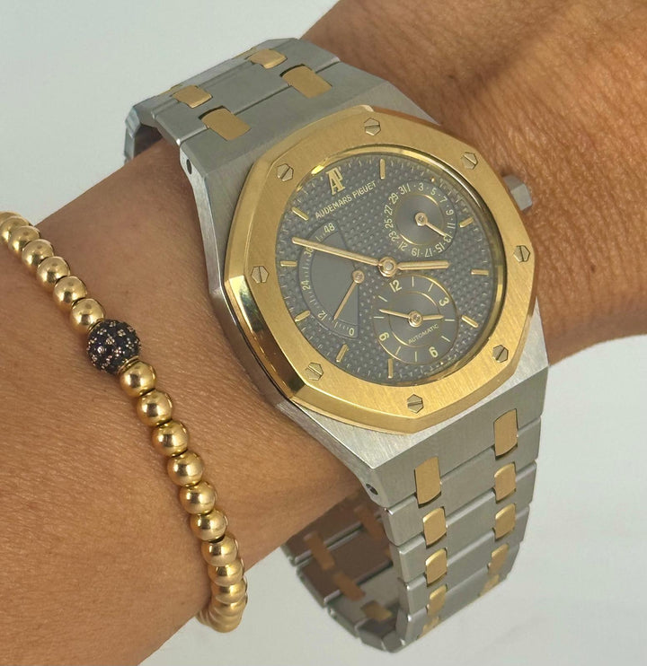 Audemars Piguet Royal Oak Dual Time 25730 Steel and Gold Like New Archive Papers and originalBox