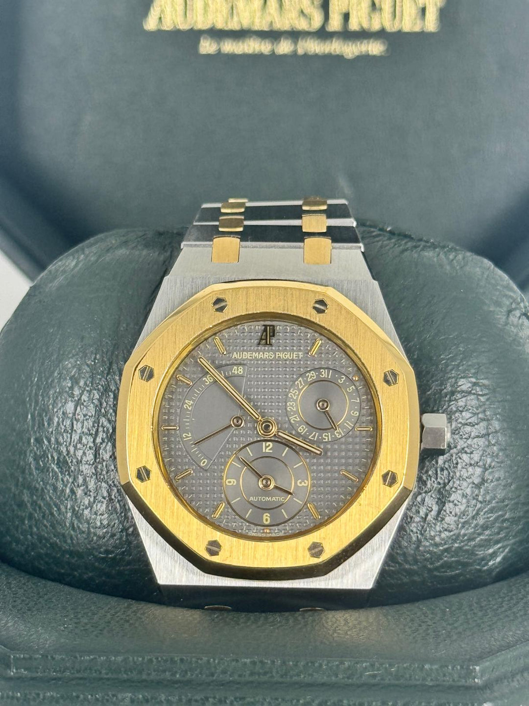 Audemars Piguet Royal Oak Dual Time 25730 Steel and Gold Like New Archive Papers and originalBox