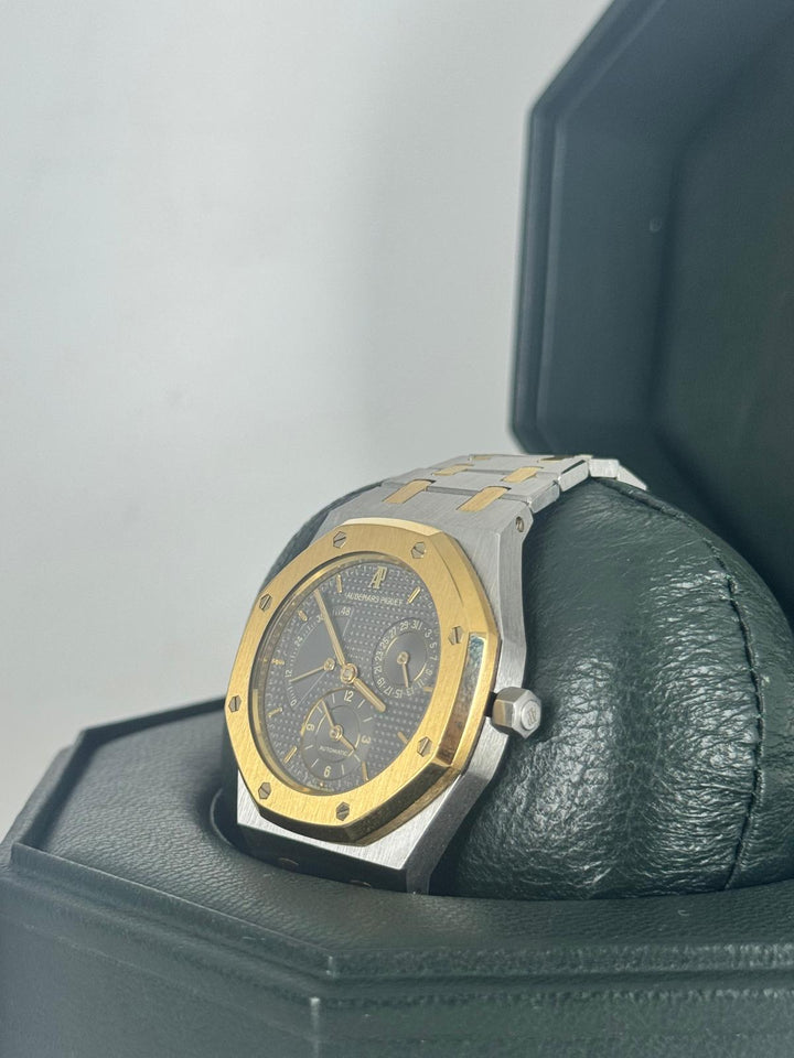 Audemars Piguet Royal Oak Dual Time 25730 Steel and Gold Like New Archive Papers and originalBox
