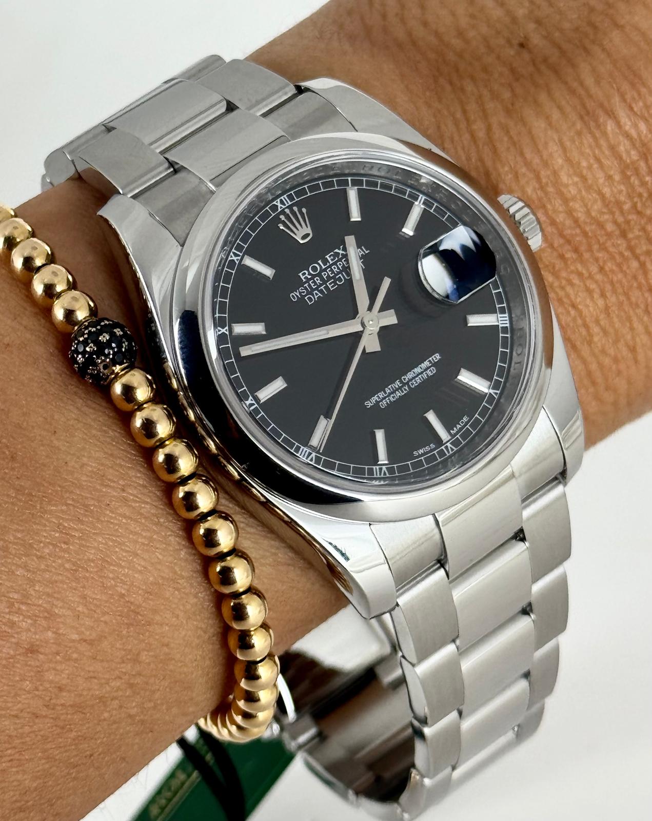Rolex Datejust 36 Vollständiges Set Wie Neu Nach Service