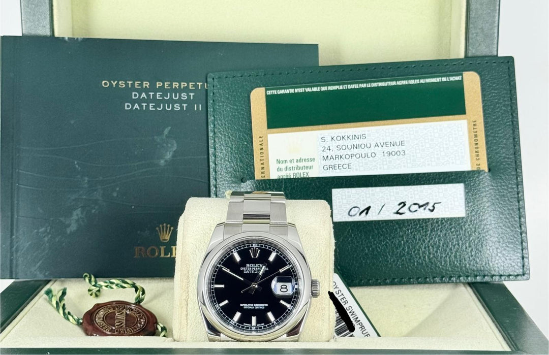 Rolex Datejust 36 Full Set Like New After Service