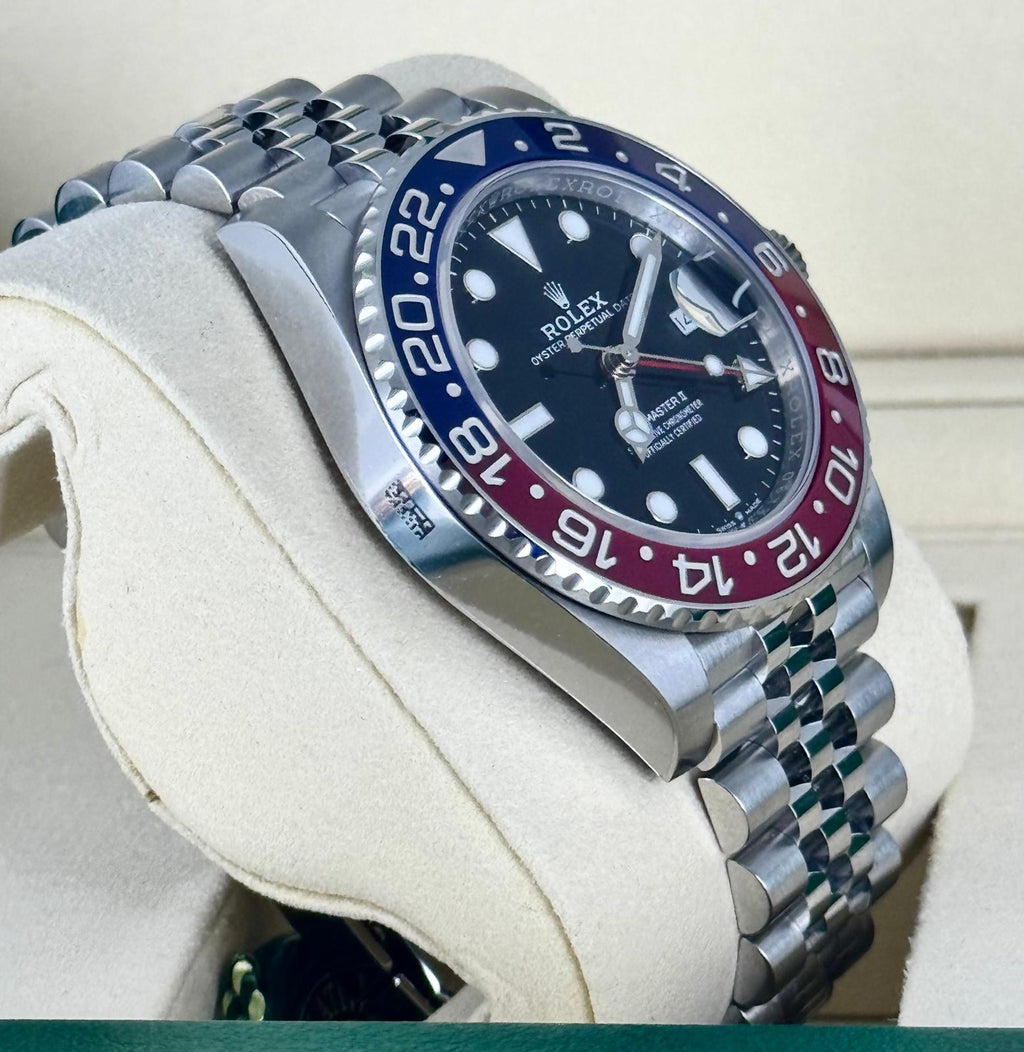 Rolex GMT-Master II Pepsi 2025 Vollständig mit Schutzfolien NEU 2025
