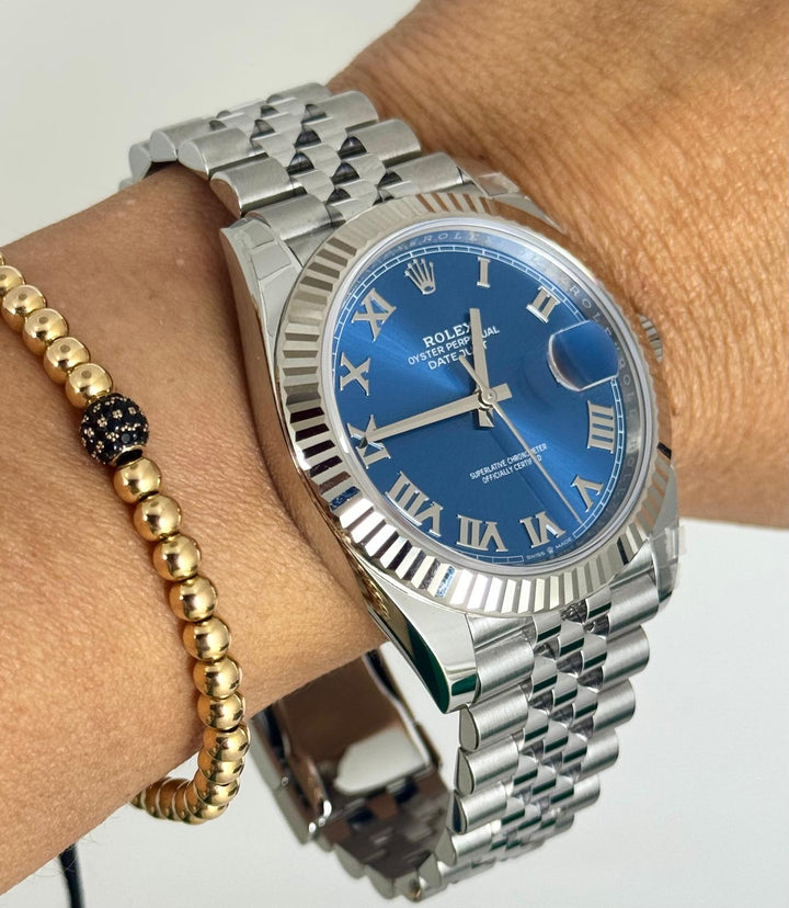 Rolex Datejust 41 Blue Romain Dial 2025 NEW