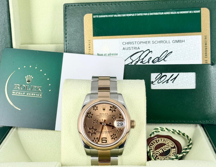 Rolex Datejust 31 2011 Full Set After Fresh Service By Rolex