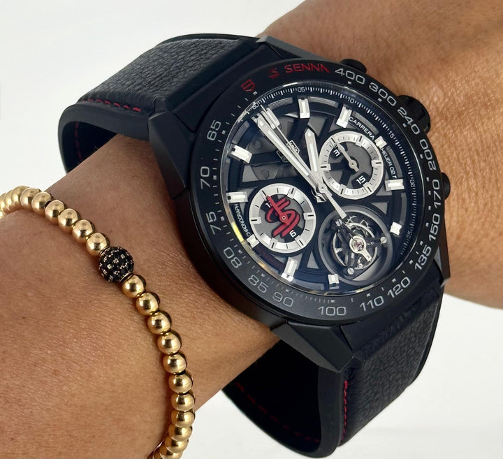 TAG Heuer Carrera Senna Edition with box and papers Full Set Like New