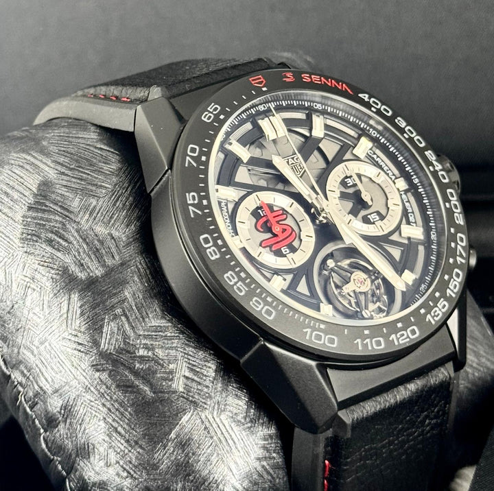 TAG Heuer Carrera Senna Edition with box and papers Full Set Like New