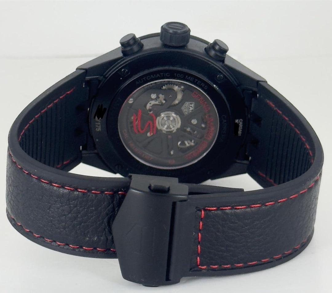 TAG Heuer Carrera Senna Edition with box and papers Full Set Like New