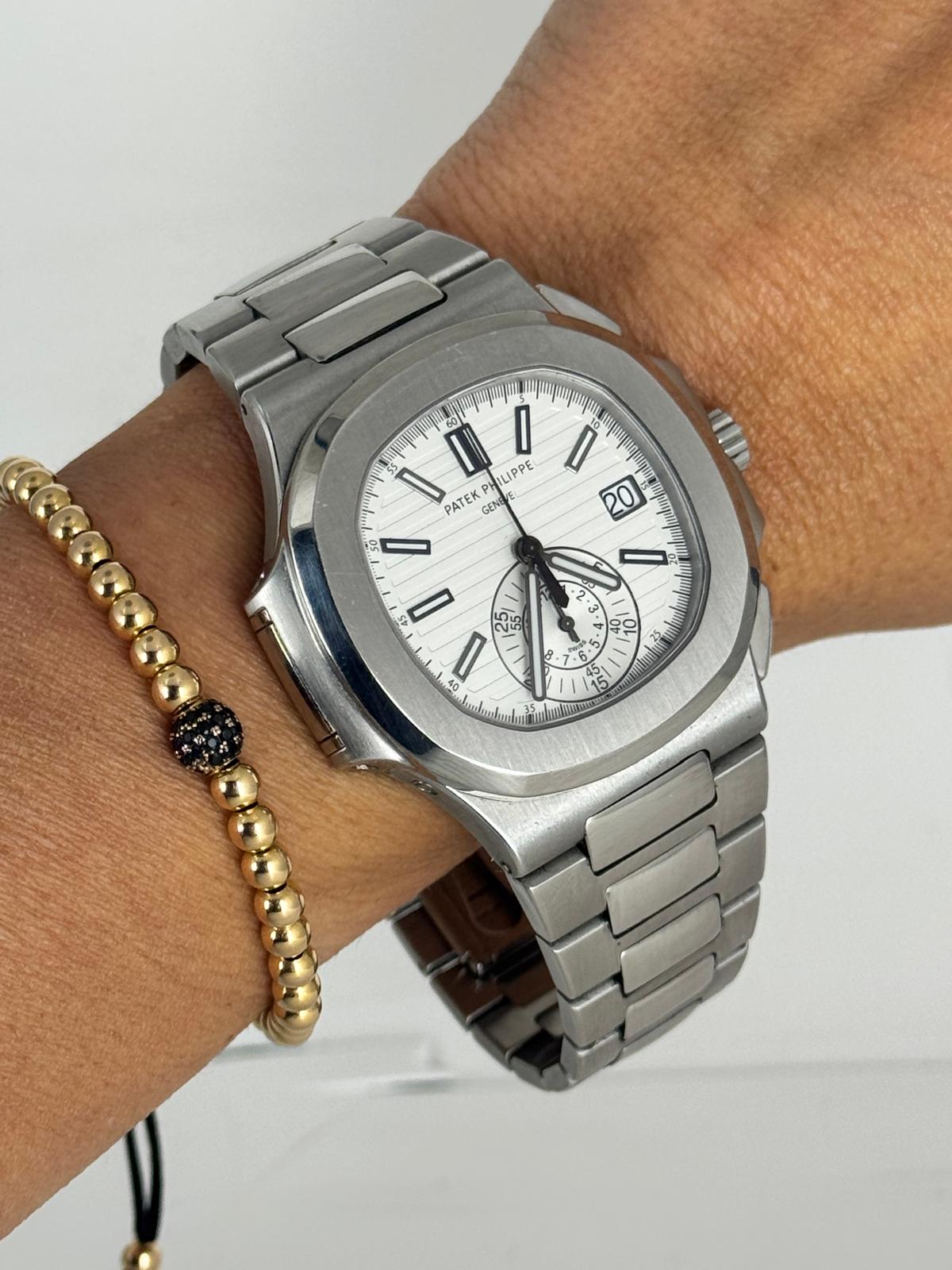 Patek Philippe Nautilus Chronograph, 2013, Komplettset, wie neu