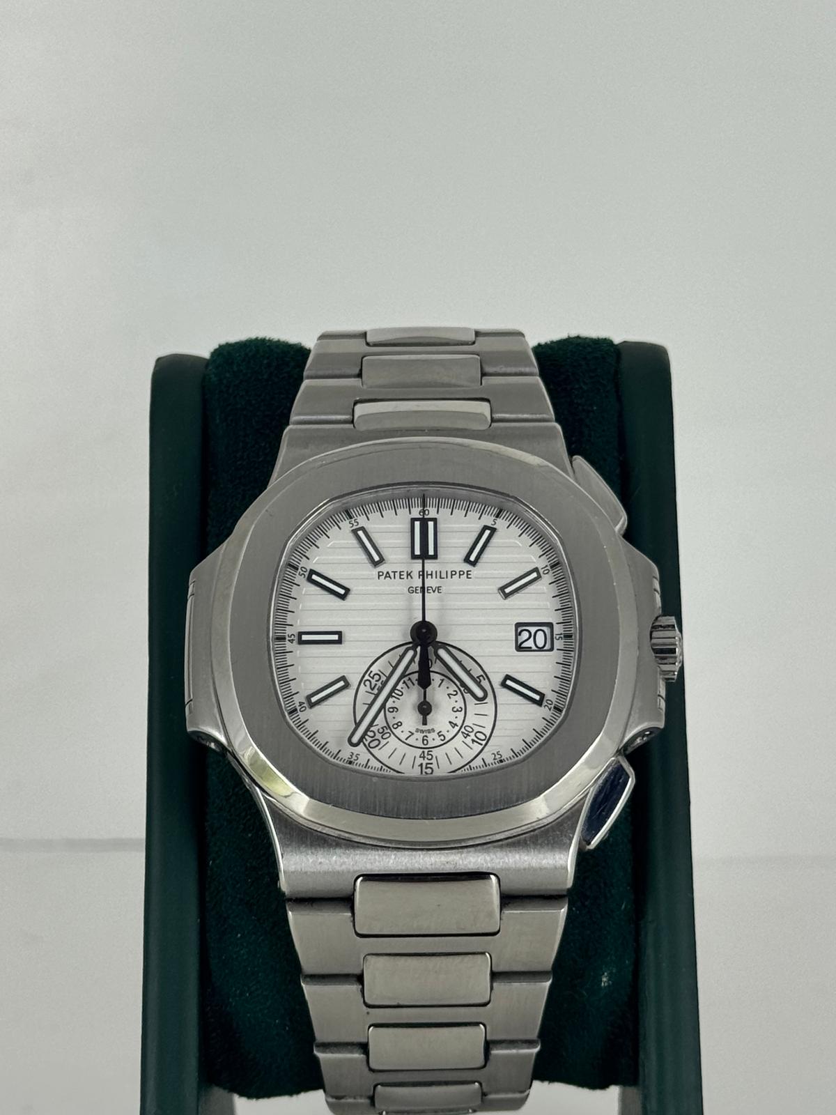 Patek Philippe Nautilus Chronograph, 2013, Komplettset, wie neu