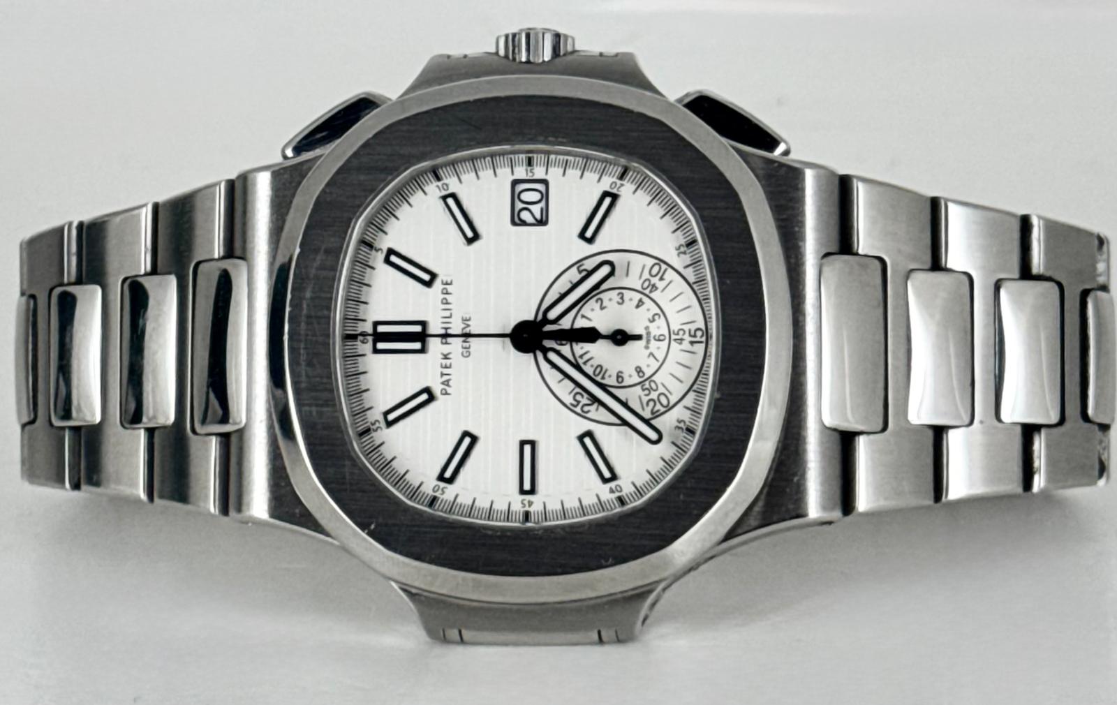 Patek Philippe Nautilus Chronograph, 2013, Komplettset, wie neu