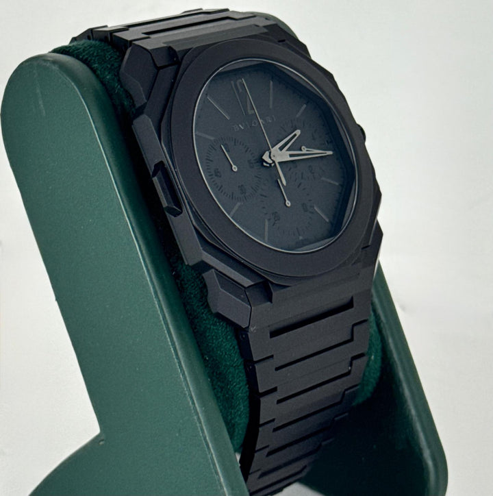 Bulgari Octo Finissimo Chronograph Gmt Automatic Full Set NEW