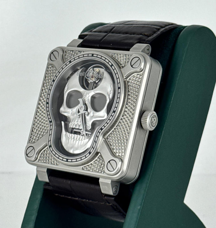 Bell & Ross BR 01 Laughing Skull Full Set UNpolished Mint
