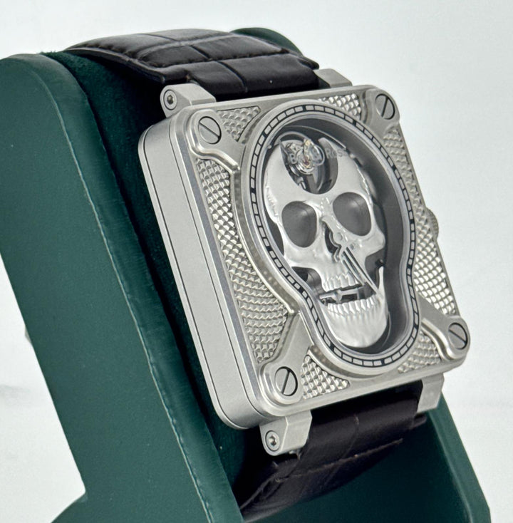 Bell & Ross BR 01 Laughing Skull Full Set UNpolished Mint