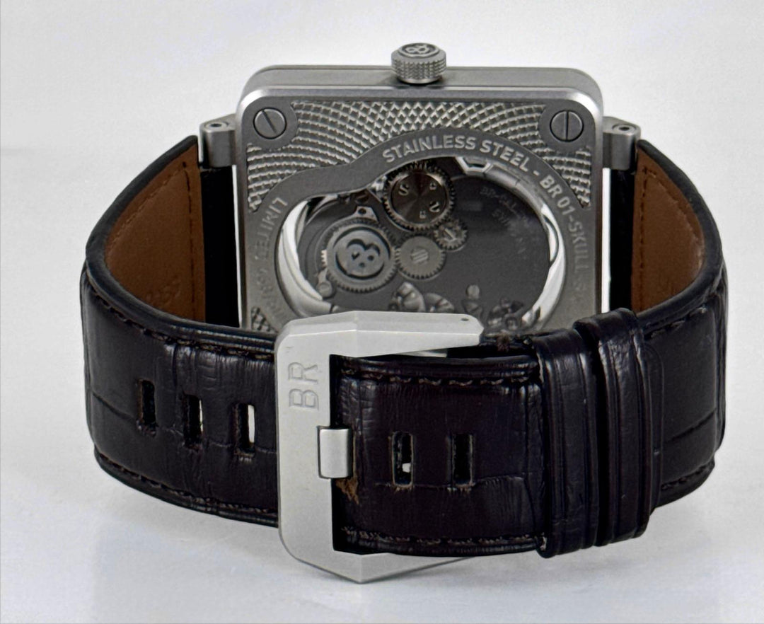 Bell & Ross BR 01 Laughing Skull Full Set UNpolished Mint