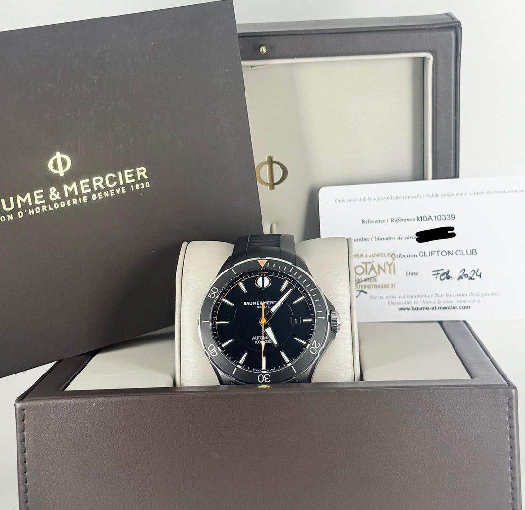 Baume & Mercier Clifton Full Set with Original Invoice