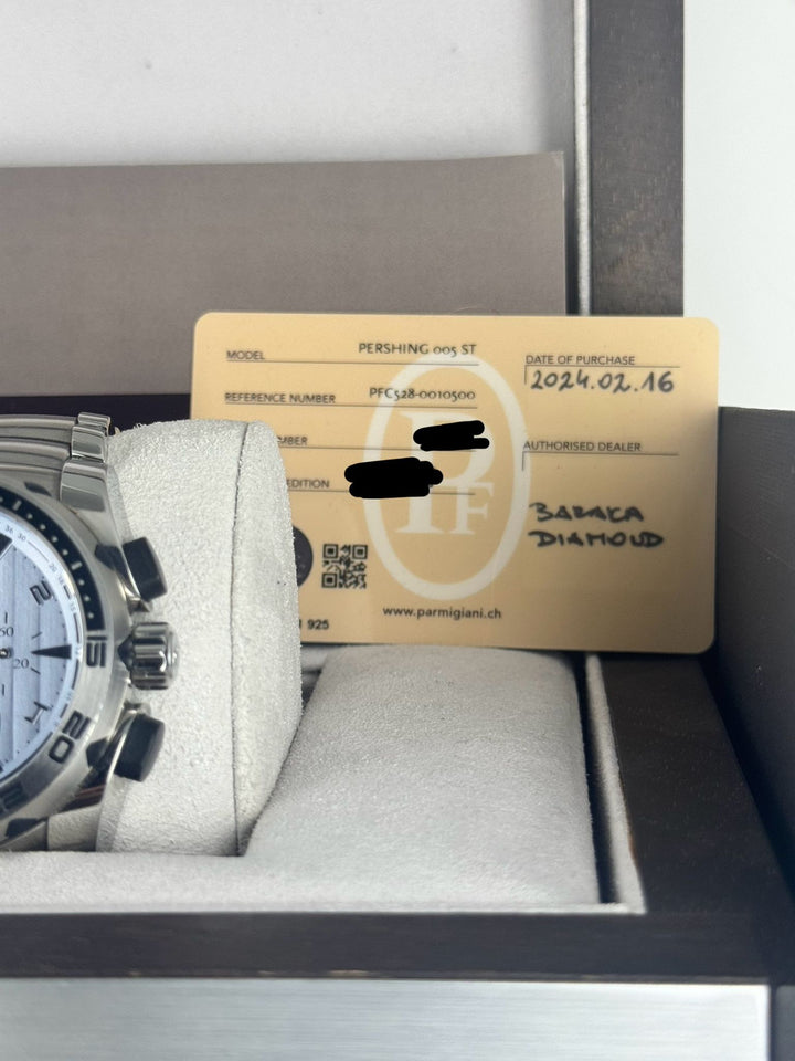 Parmigiani Fleurier Pershing 005 Chronograph with box and papers 2024 like new