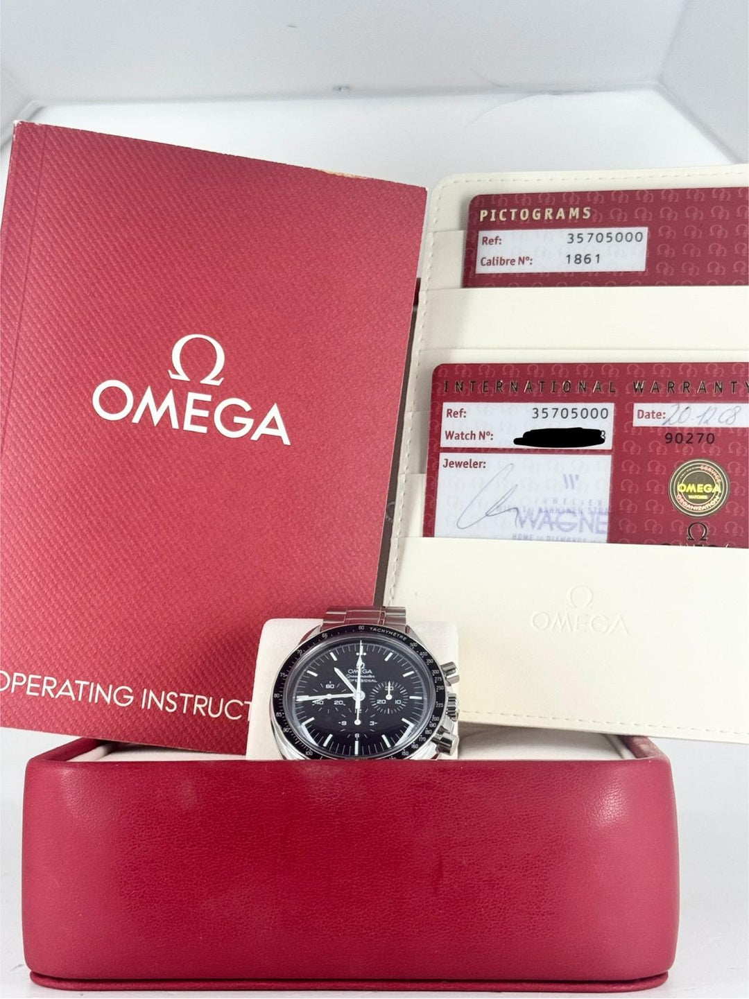 Omega Speedmaster Professional Moonwatch Ful Set Like New After Serivce