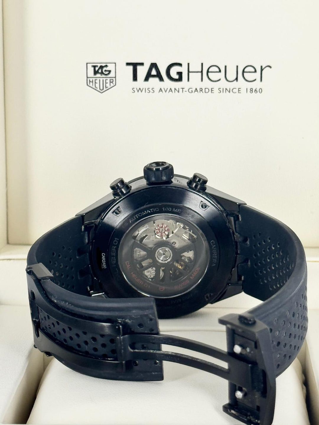 TAG Heuer Carrera Calibre HEUER 01 Full Set Like New After Service by Tag Heuer