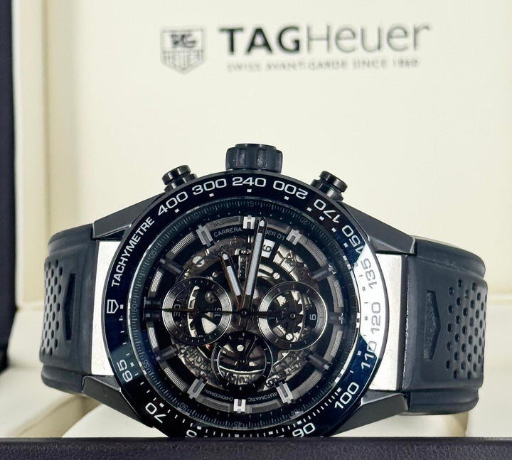 TAG Heuer Carrera Calibre HEUER 01 Full Set Like New After Service by Tag Heuer