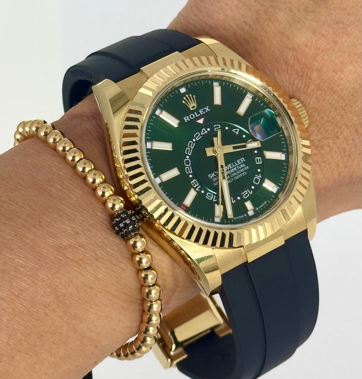 Rolex Sky-Dweller 2025 Full Set 99% New Green Dial