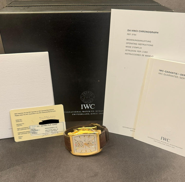 IWC Da Vinci Chronograph Extra Full SET!!!! LIKE NEW !!!