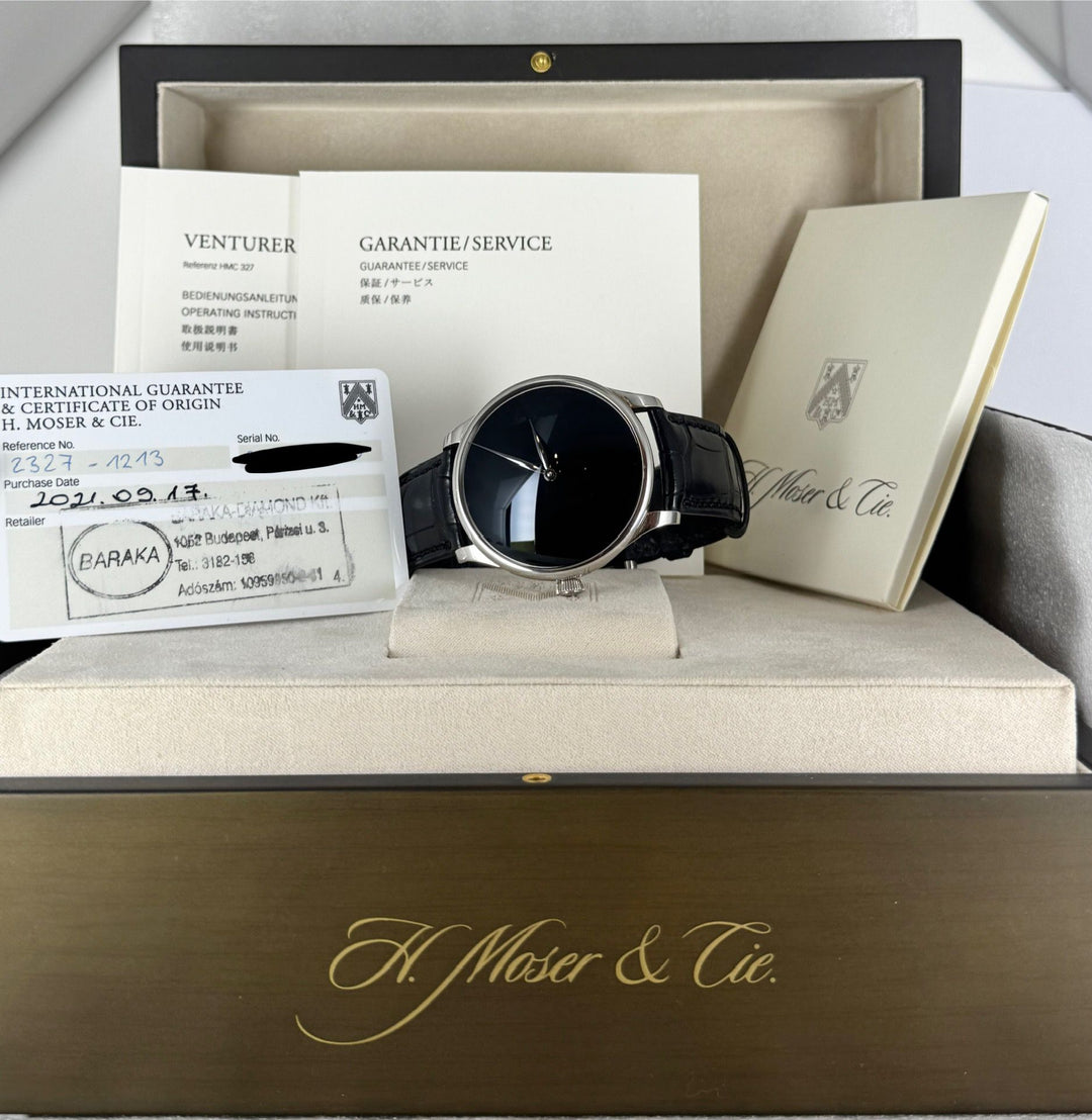 H.Moser & Cie. Venturer VantaBLACK Limited Edition Venturer 2021 NEW UNWORN FULL SET