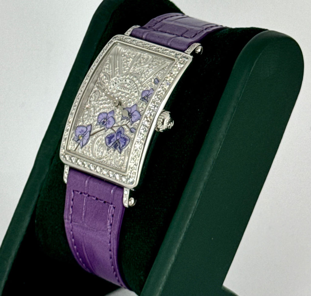 Franck Muller Long Island Orchaide 18k White gold ALL Factory FULL SET SPEICAL EDITION NEW 2024