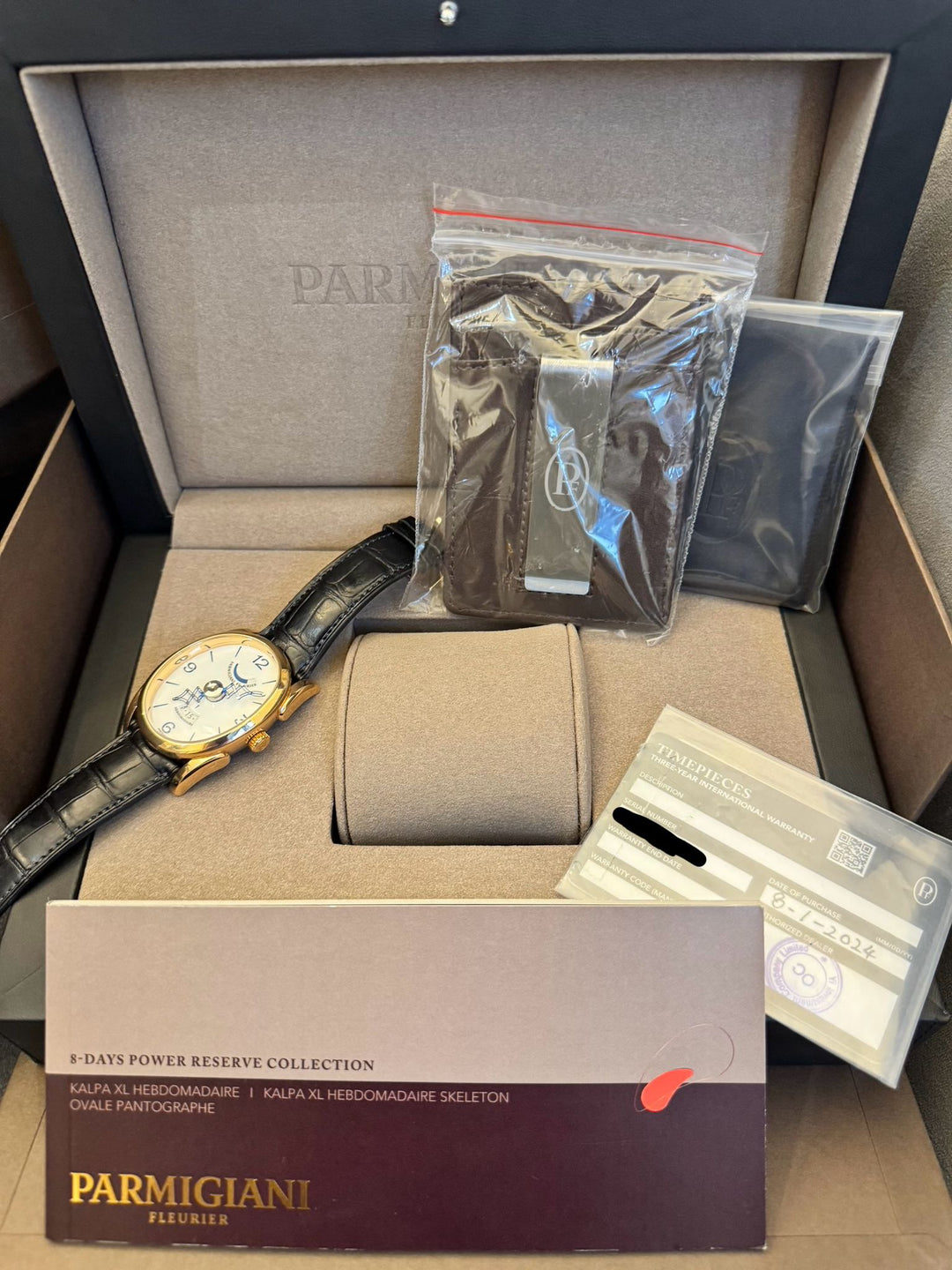 Parmigiani Fleurier Ovale Pantographe 18k Men's Watch 2024 Full SET ! Collectors Item!