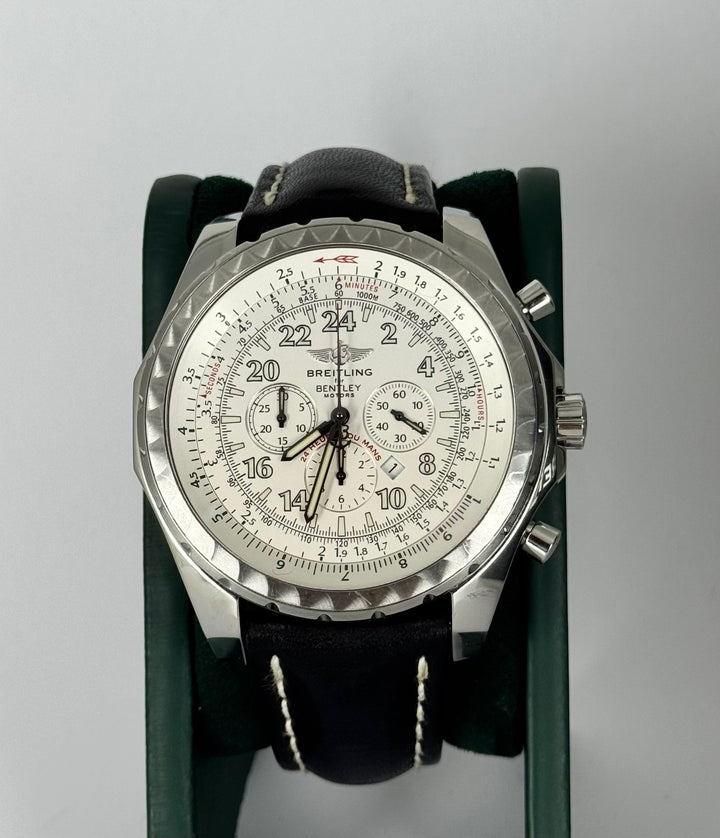 Breitling Bentley Le Mans FULL SET with LEather and Steel Straps !!!
