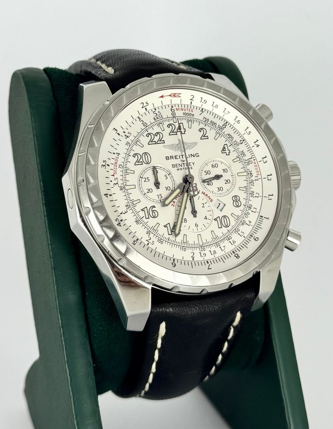 Breitling Bentley Le Mans FULL SET with LEather and Steel Straps !!!